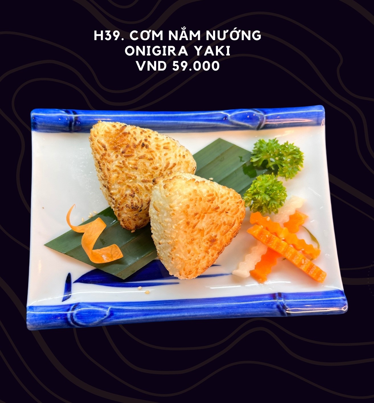 H39. Cơm nắm nướng Onigira yaki